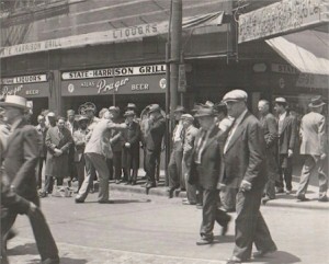 street_preaching in chicago 1930